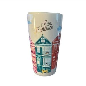 Starbucks San Francisco Ceramic Double Wall Traveler Tumbler 12 oz